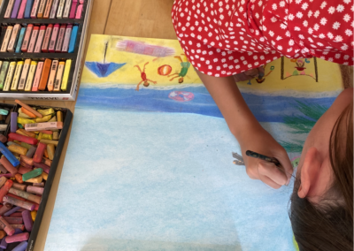 art thérapie - séance enfant - Clisson